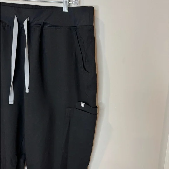 Mens Figs Technical Collection Black Scrub Pants XL - Picture 2 of 12